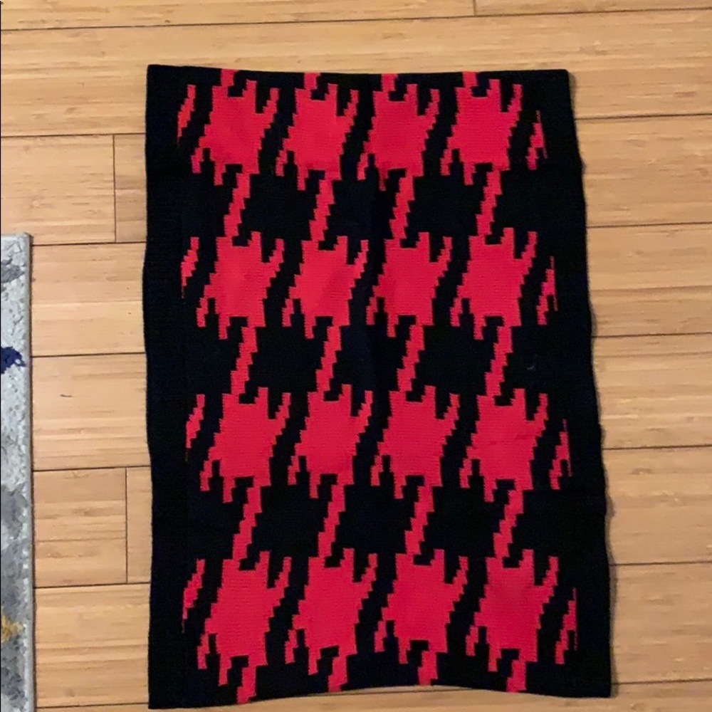Juicy Couture scarf red and black